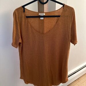 Burnt Orange tunic style tshirt